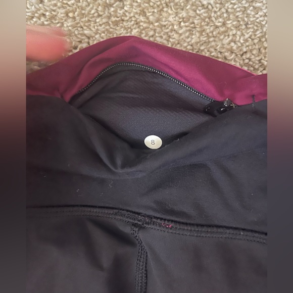 Lululemon split color leggings 7/8 medium rise - Picture 2 of 3